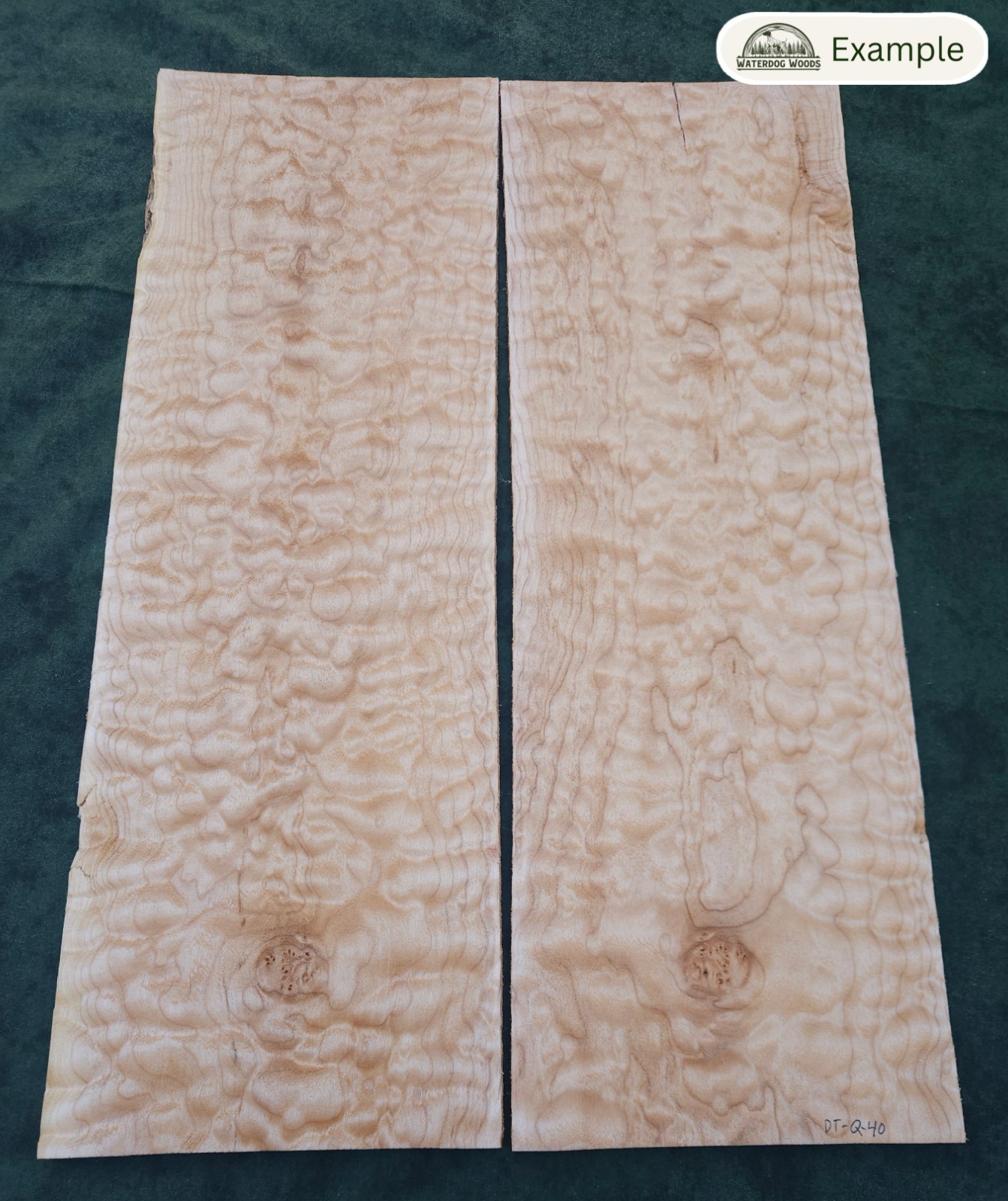 Assorted 4A Electric Guitar Tops w/ Flaws, Figured Maple Drop Top, Lam Tops