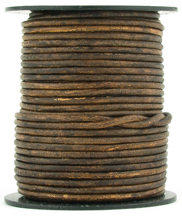 Xsotica® Round Leather Cord 1mm 10 Yards (30 Feet)  Over 65 Colors Available 