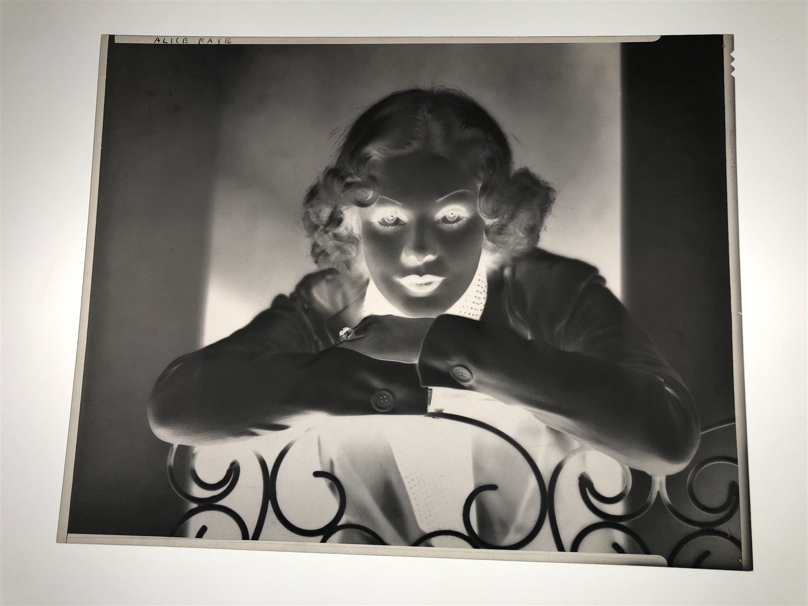 Alice Faye 1930\'s Breathtaking Glamour Photo Shoot Vintage Studio 8x10 Negative 