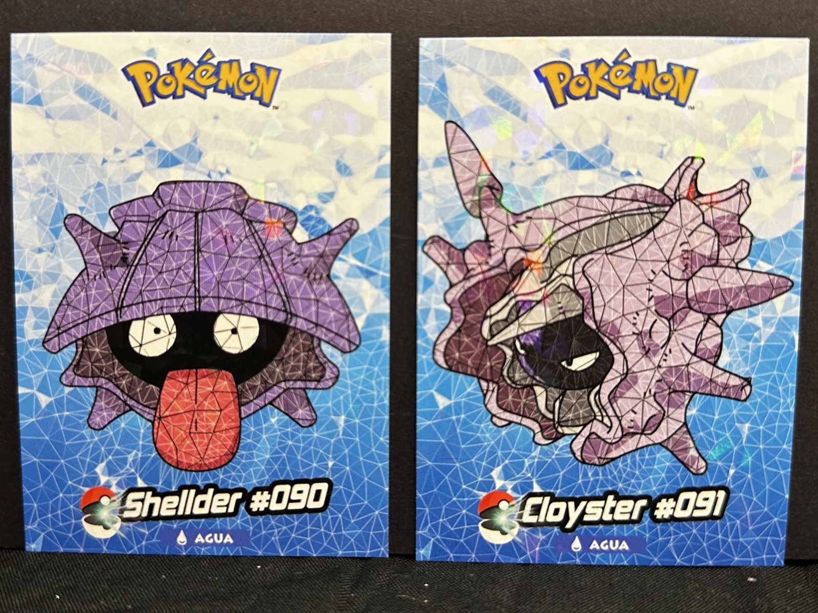 SHELLDER X CLOYSTER LOT - POKEMON CRYSTAL CARD COLLECTION CCG CRACKED HOLO SHELLDER X CLOYSTER LOT - POKEMON CRYSTAL CARD COLLECTION CCG CRACKED HOLO