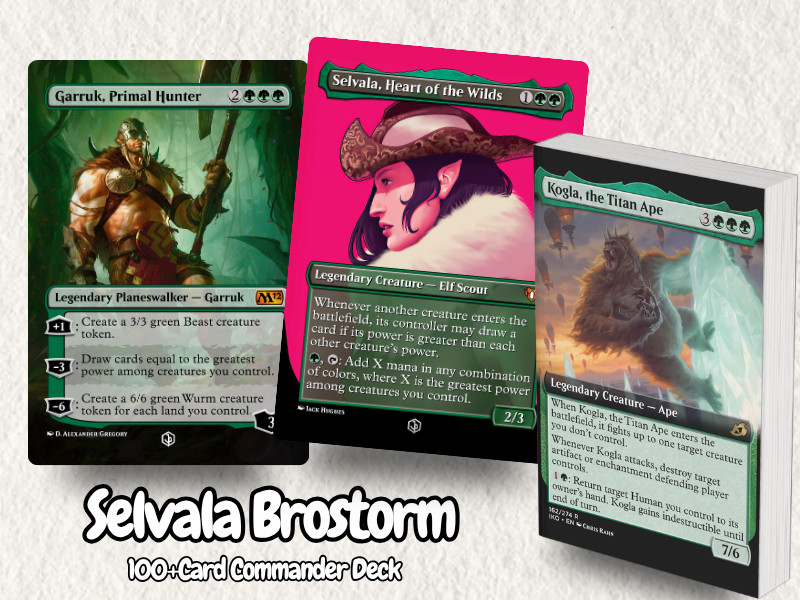 Selvala Brostorm MTG Proxy EDH Deck | 100 Cards + Tokens