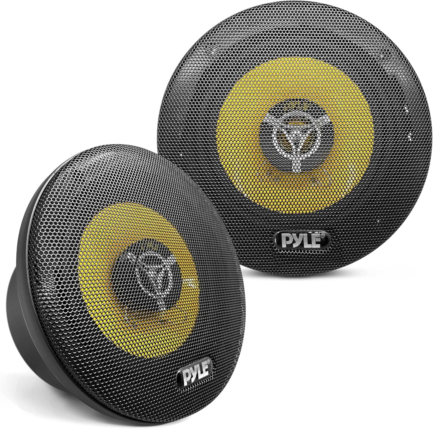 Pyle Car Three Way Speaker System - Pro 6.5 Inch 280 Watt 4 Ohm Mid Tweeter Pyle Car Three Way Speaker System - Pro 6.5 Inch 280 Watt 4 Ohm Mid Tweeter