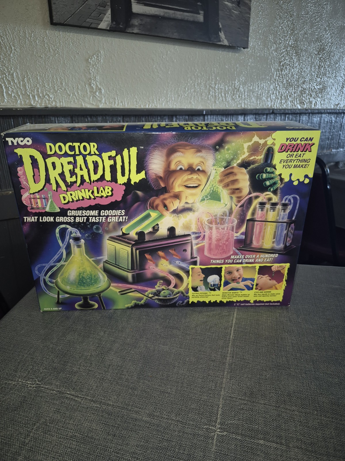 1994 TYCO Doctor Dreadful Drink Lab Vintage New Sealed NIB Mad Scientist NOS