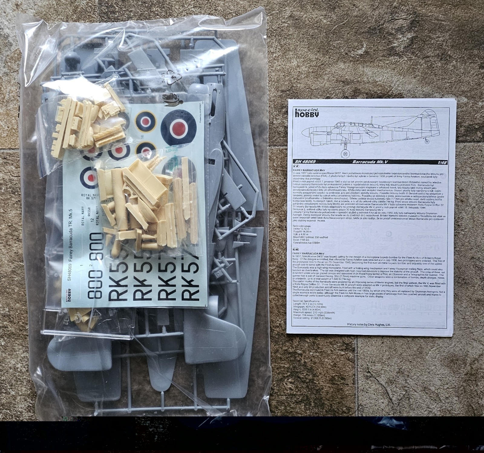 1/48 Special Hobby Fairey Baraccuda Mk.V Scale Plastic Model Kit