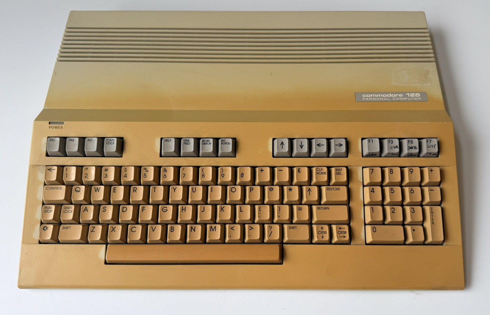 Vintage Commodore 128 -Tested-As Is No Cables, console only -READ DESCRIPTION