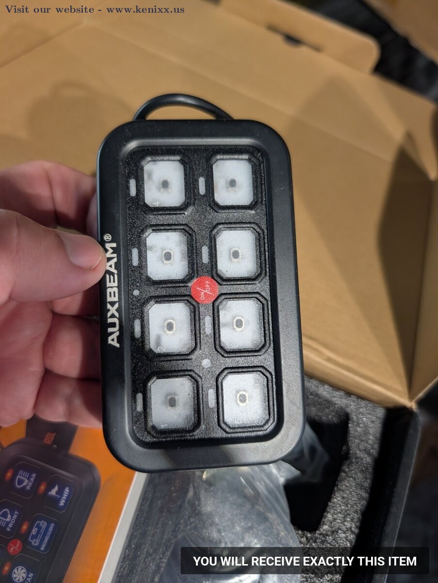AUXBEAM 8 GANG LED SWITCH PANEL KIT AUTOMATIC DIMMABLE OFF ROAD LIGHT CONTROLLER AUXBEAM 8 GANG LED SWITCH PANEL KIT AUTOMATIC DIMMABLE OFF ROAD LIGHT CONTROLLER