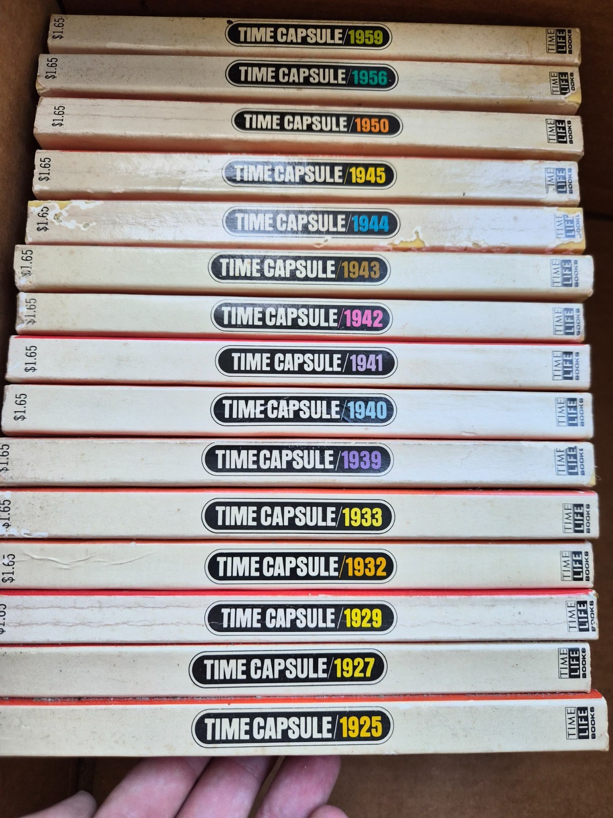 Vintage Time Capsule Books Lot Time Life 1968 History Series