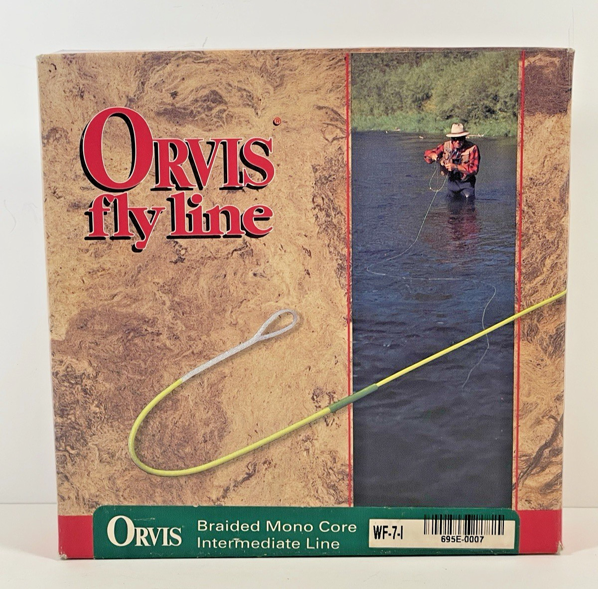 Orvis WF-7-I Intermediate Fly Line Braided Mono Core NOS