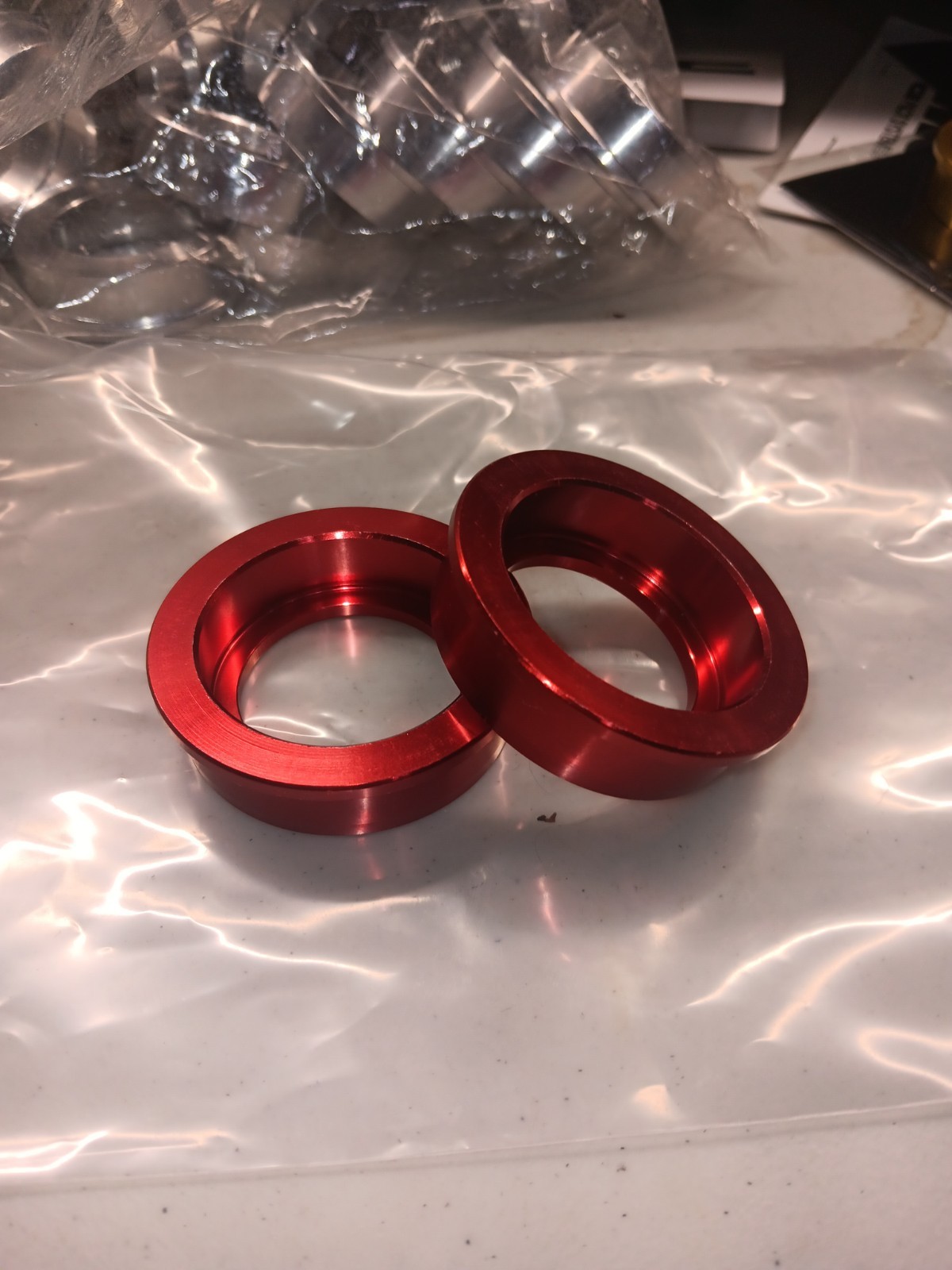 MOTOKING BMX RETRO CUP AMERICAN BOTTOM BRAKET CUPS ANO RED