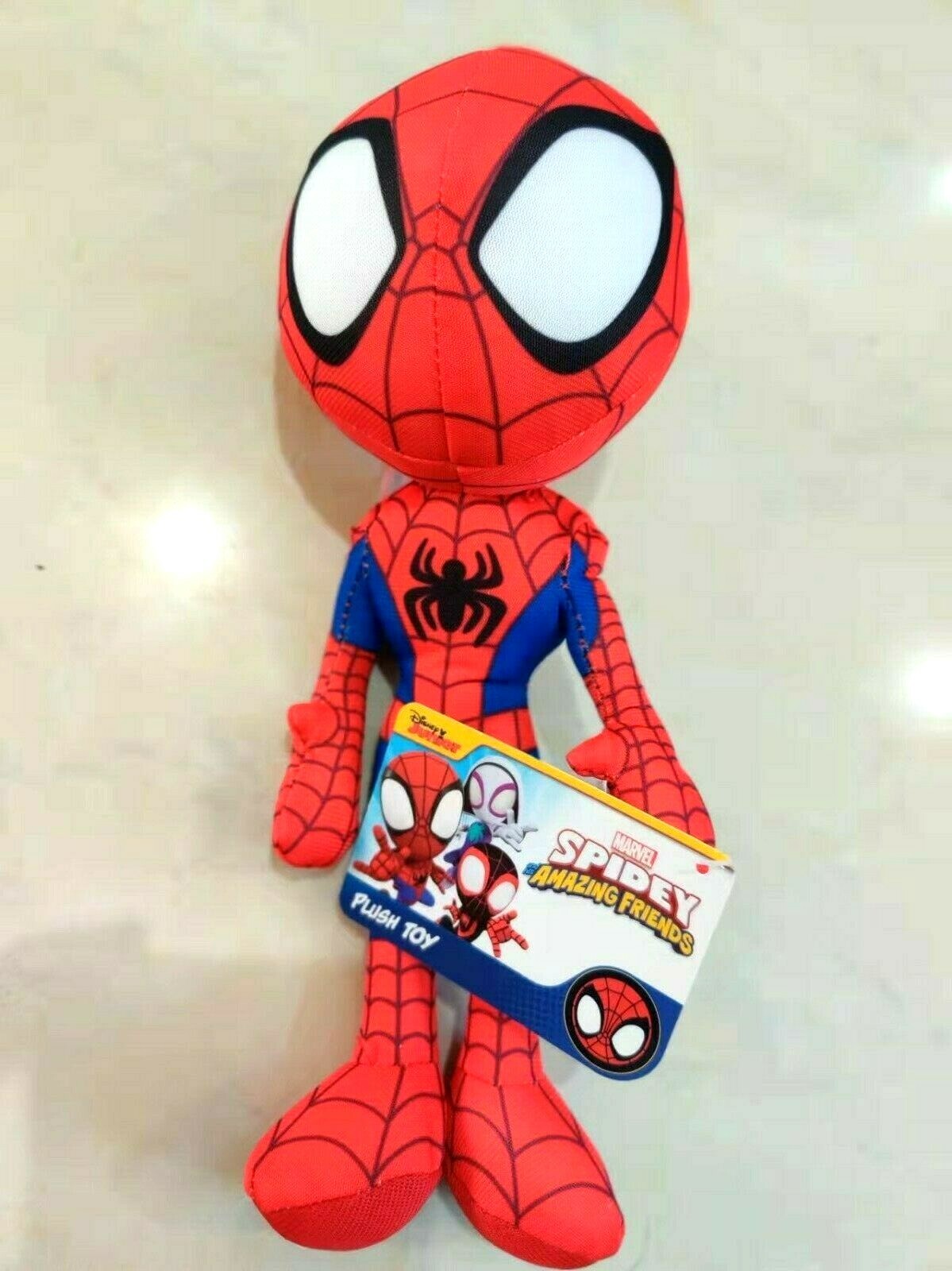 Disney Jr Marvel Spidey And His Amazing Friend Plush Figure Stuffed Ghost Spider