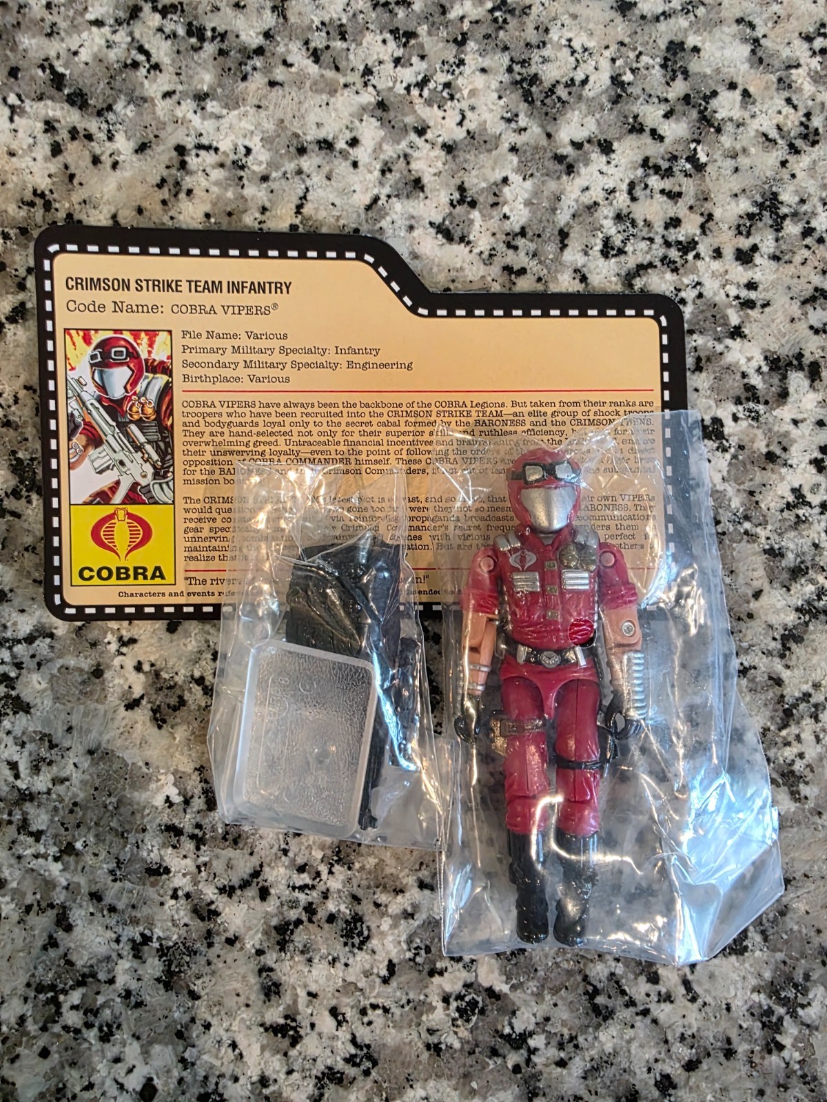 Viper Crimson Strike Team V7 Convention 2002 G.I. JOE LOOSE Complete G2