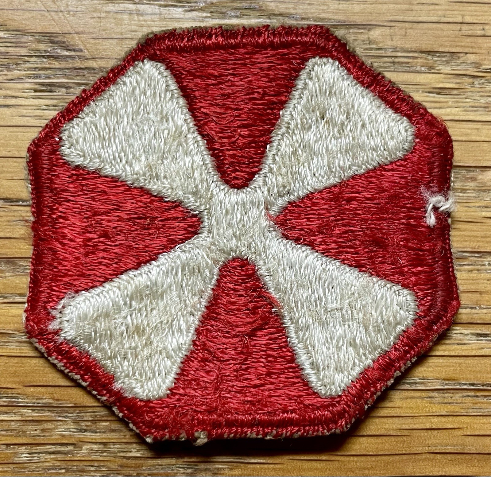 ORIGINAL WWII & 1950’s - US 8th  ARMY PATCH - WORN