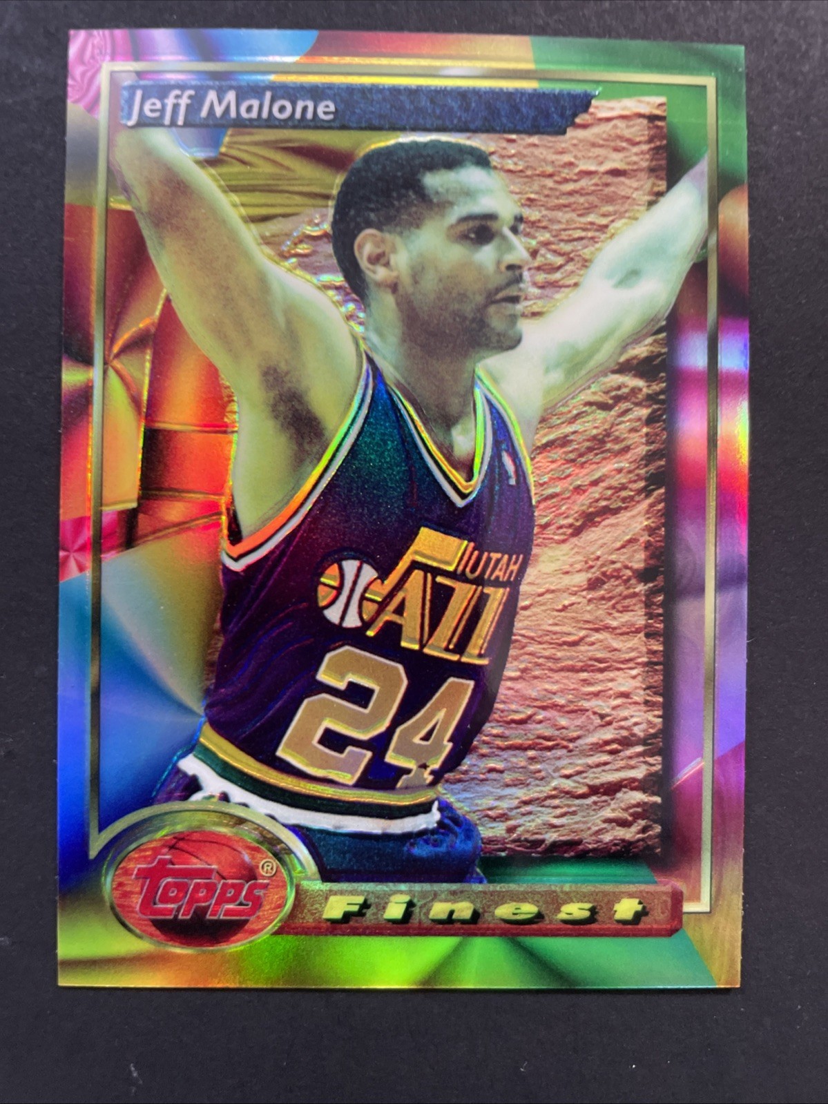 1993-94 Topps Finest Refractor #36 Jeff Malone 1993-94 Topps Finest Refractor #36 Jeff Malone