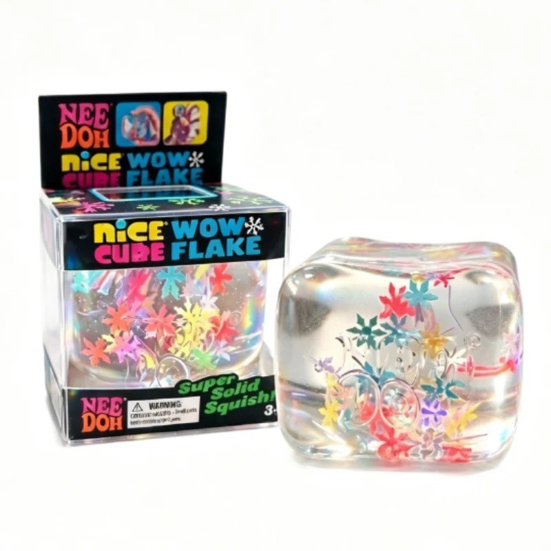 Needoh Nice Cube Sensory Fidget Toy Stress Relief Squishy Cube for Focus ADHD US Needoh Nice Cube Sensory Fidget Toy Stress Relief Squishy Cube for Focus ADHD US