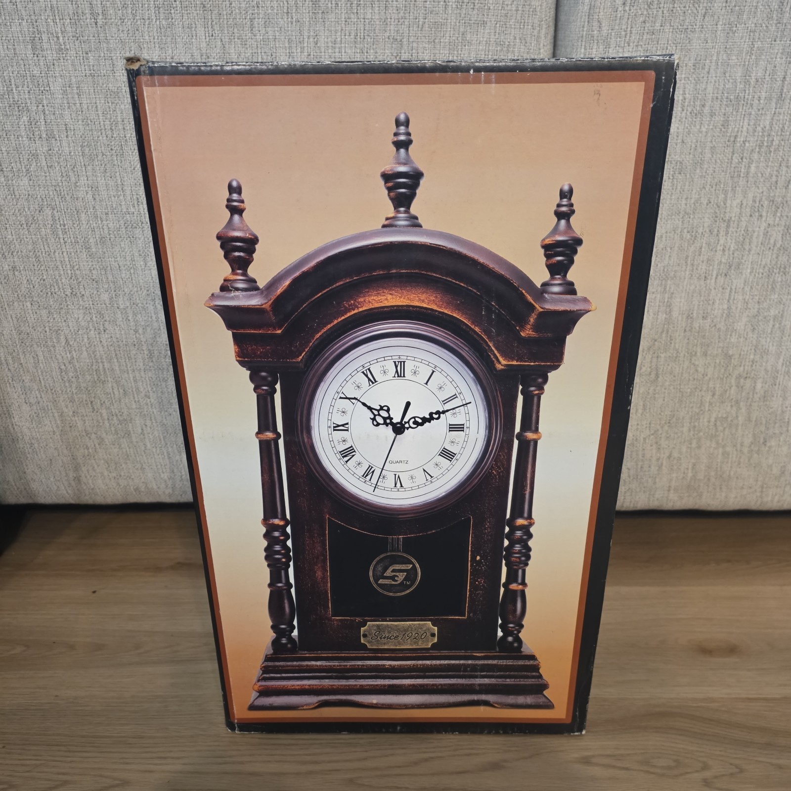Vintage Snap-On Tools Wood Mantle Clock 1920's Snap-On Clock Vintage Snap-On Tools Wood Mantle Clock 1920's Snap-On Clock