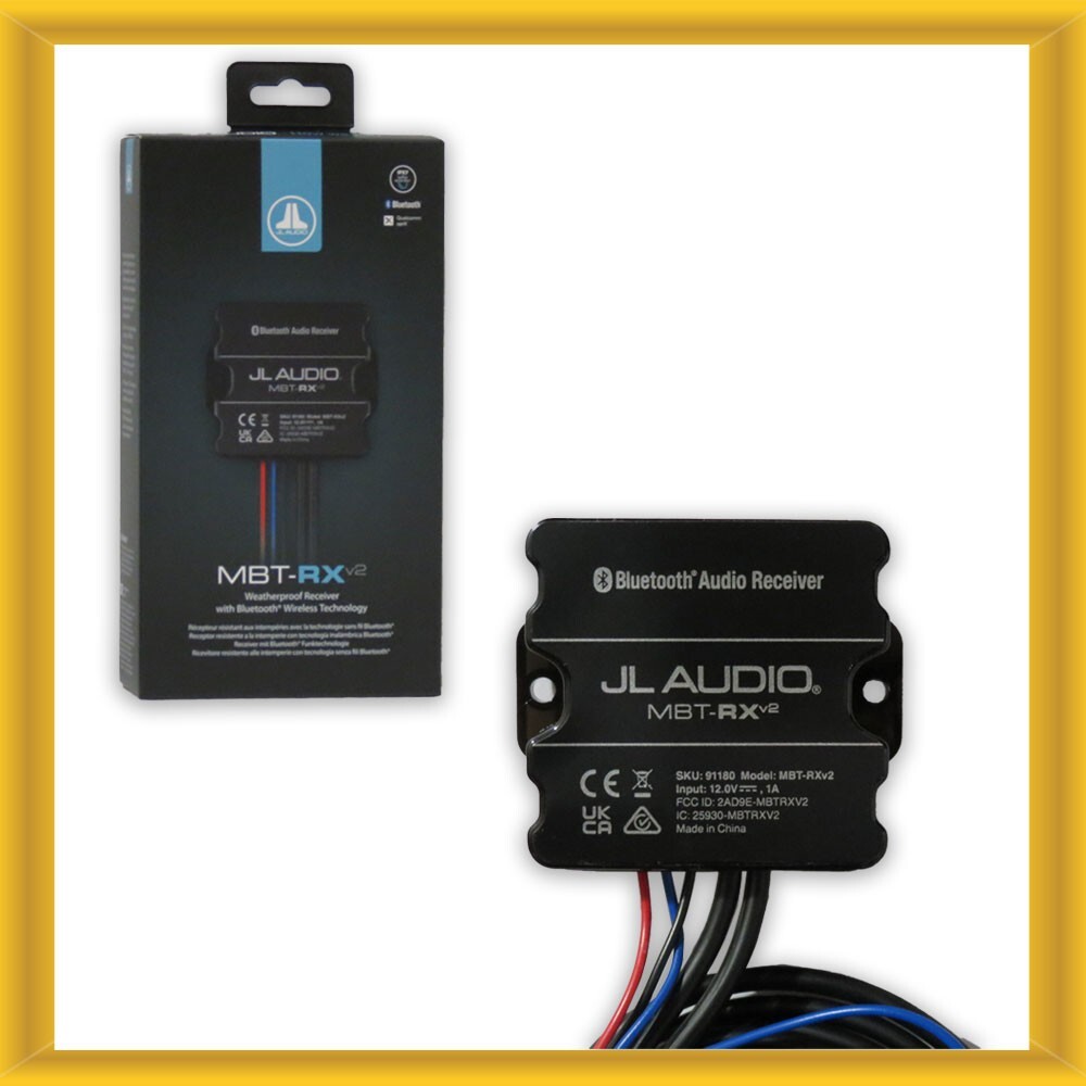 NEW JL Audio MBT-RX V2 Universal Marine Rated Bluetooth Receiver NEW JL Audio MBT-RX V2 Universal Marine Rated Bluetooth Receiver