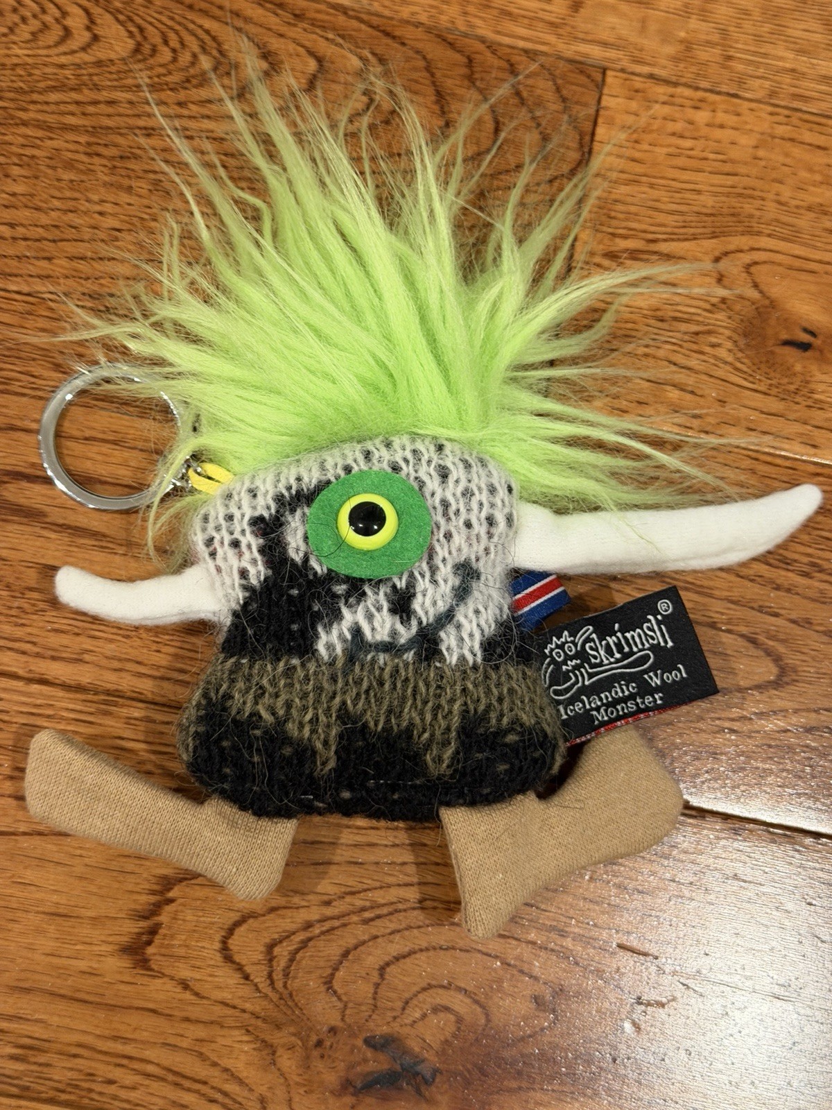 Skrimsli Icelandic Wool Monster Unique Plush Handmade Iceland Keychain NWOT Skrimsli Icelandic Wool Monster Unique Plush Handmade Iceland Keychain NWOT