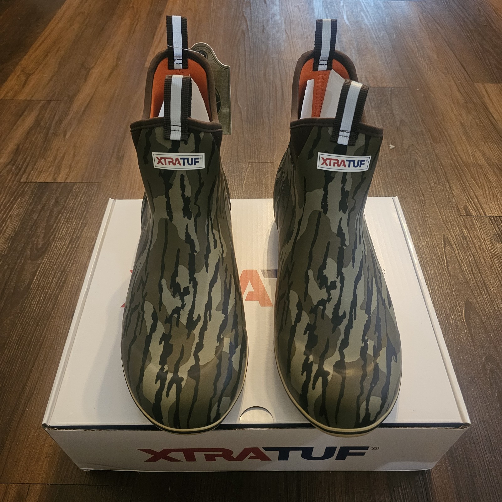 Xtratuf Men’s 6” Ankle Deck Boots Duck Camo Waterproof Fishing Boots NIB