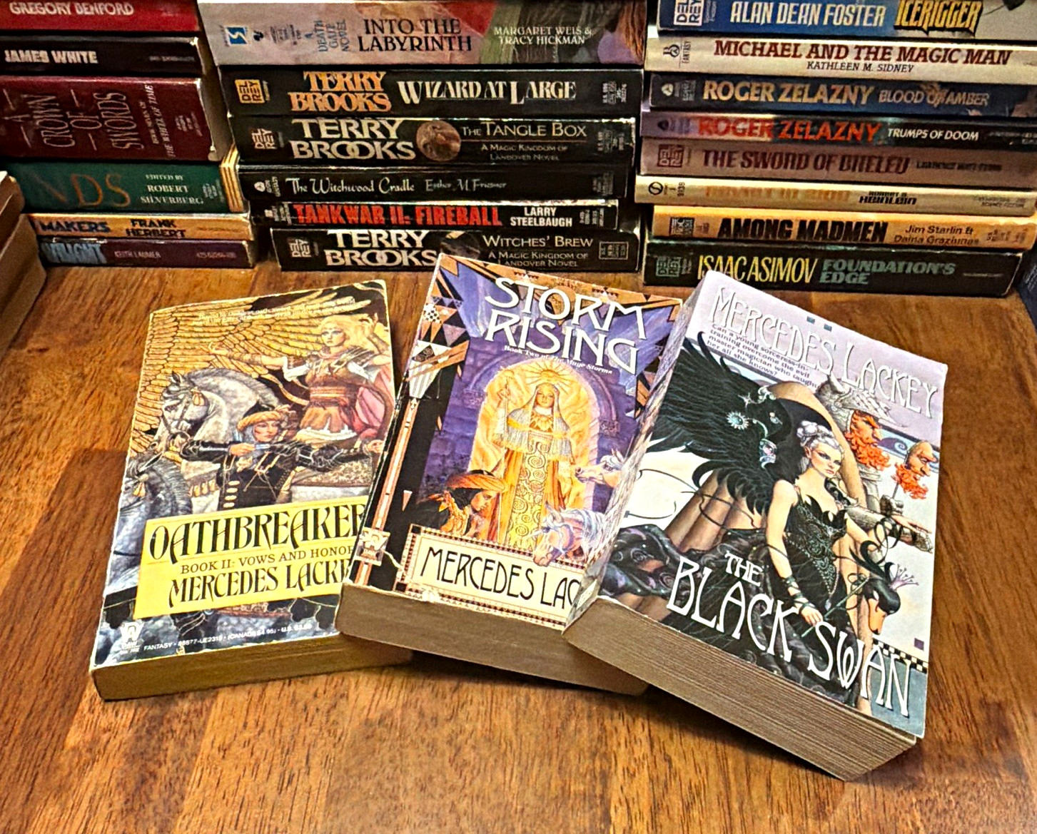 Mercedes Lackey 3 Paperback Book Lot: Oathbreakers, Storm Rising , Black Swan Mercedes Lackey 3 Paperback Book Lot: Oathbreakers, Storm Rising , Black Swan