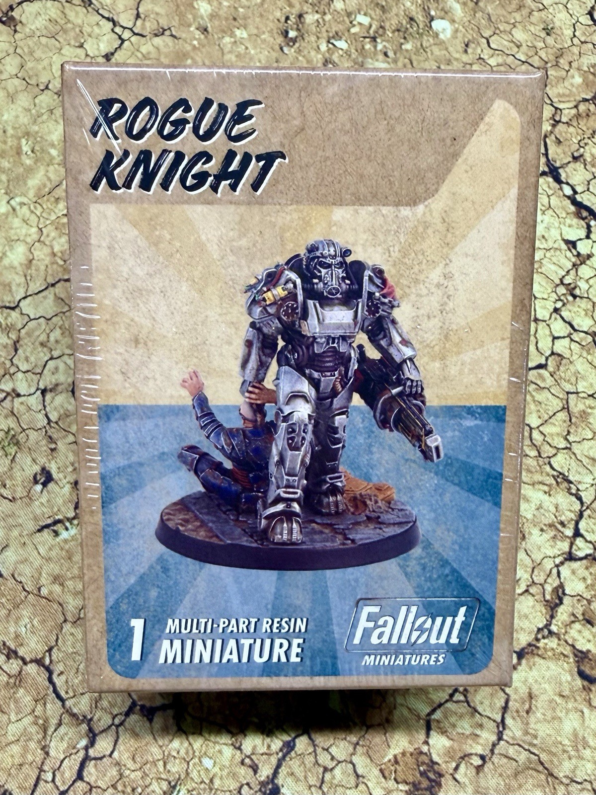 Fallout Wasteland Warfare The Rogue Knight Resin Miniature Modiphius NEW NIB Fallout Wasteland Warfare The Rogue Knight Resin Miniature Modiphius NEW NIB