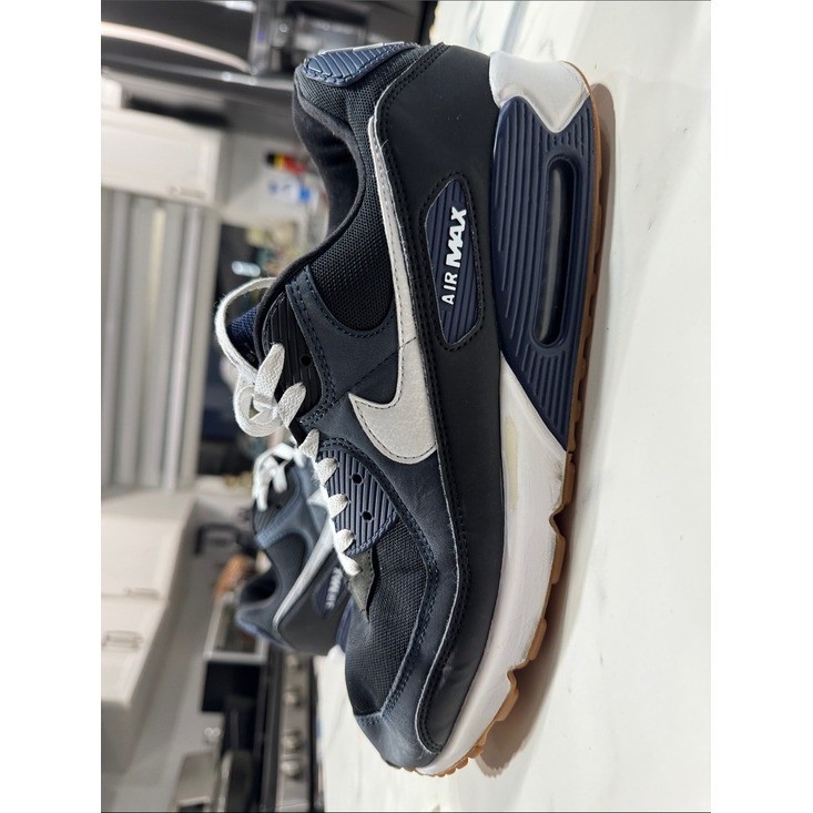 Nike Air Max 90 Mens Size 13 Obsidian Navy Good Gum Sole Low Top Sneaker