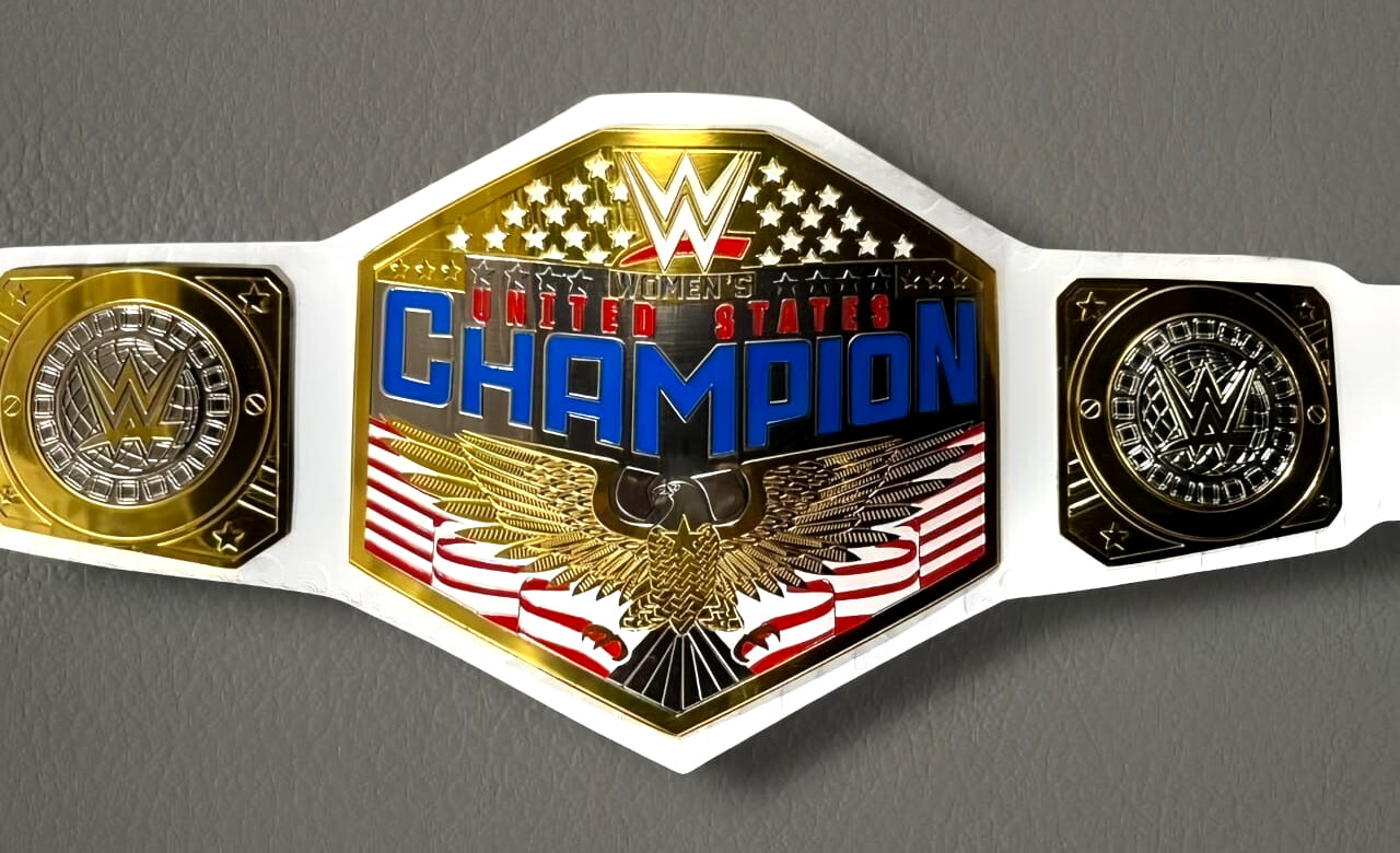 women\'s united states championship belt replica title 2mm, 4mml adult Size