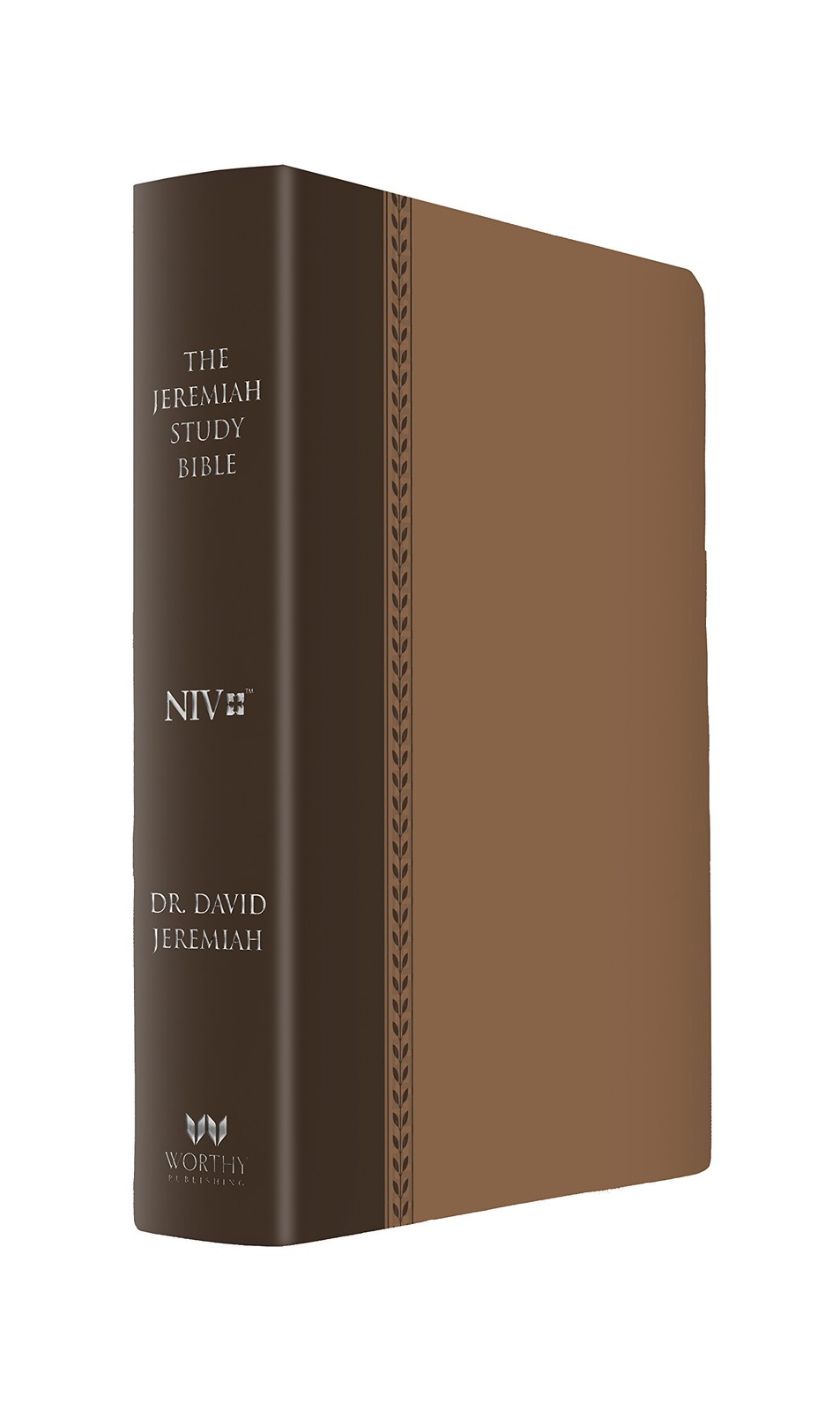 The Jeremiah Study Bible, NIV by Dr. David Jeremiah - Leather Bound - GOOD