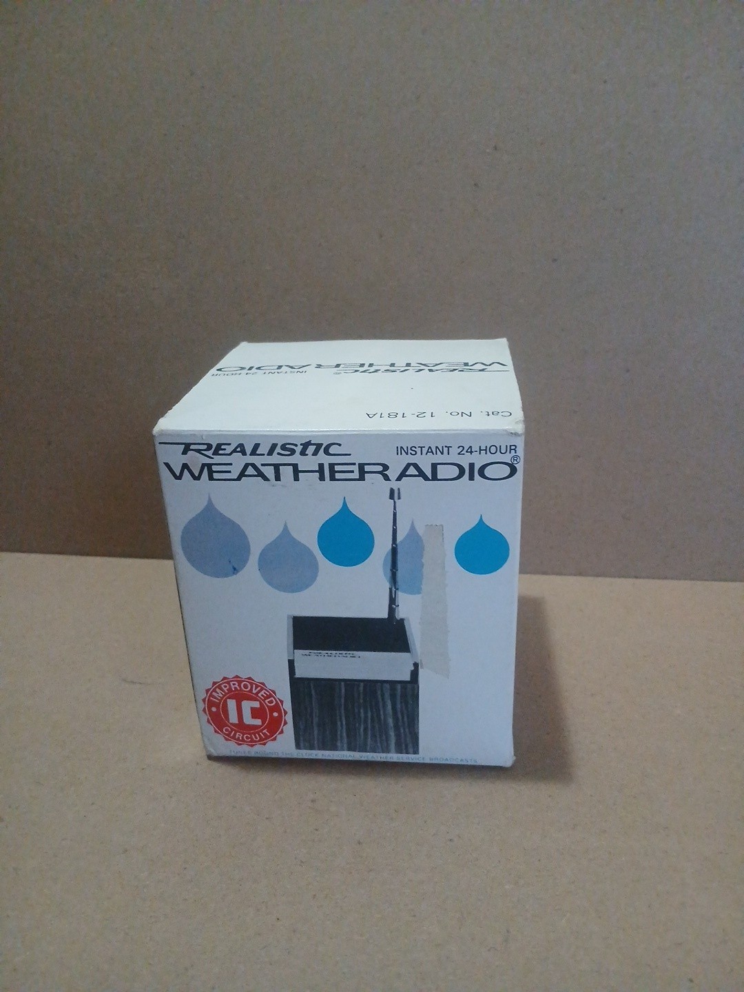 Vintage Realistic Radio Shack Weather Radio 12-181B Wood Finish - NEW OPEN BOX Vintage Realistic Radio Shack Weather Radio 12-181B Wood Finish - NEW OPEN BOX