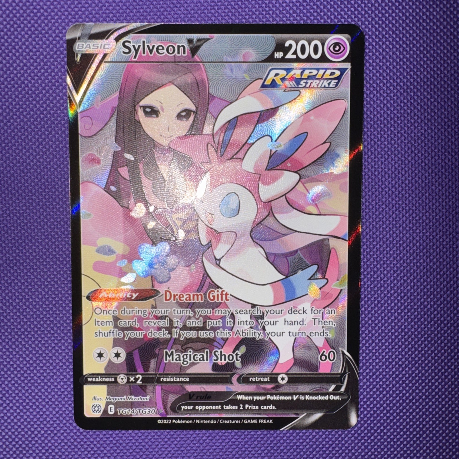 Sylveon V TG14/TG30 Brilliant Stars - Trainer Gallery Card English Pokemon TCG