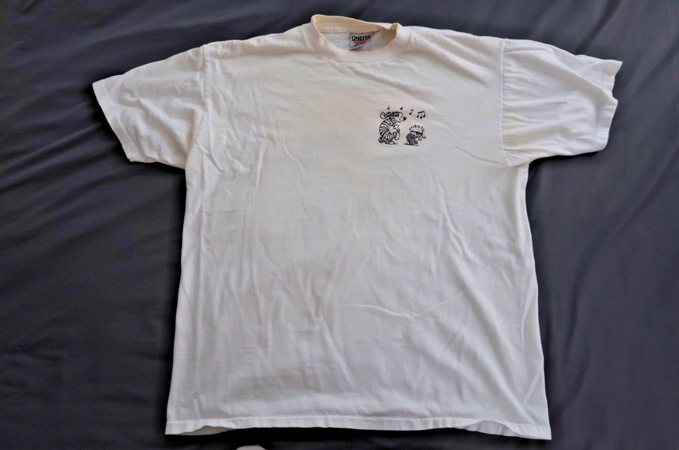 Vintage 1990s Grateful Dead Sunshine Daydream T-shirt Calvin Hobbes vtg WORN