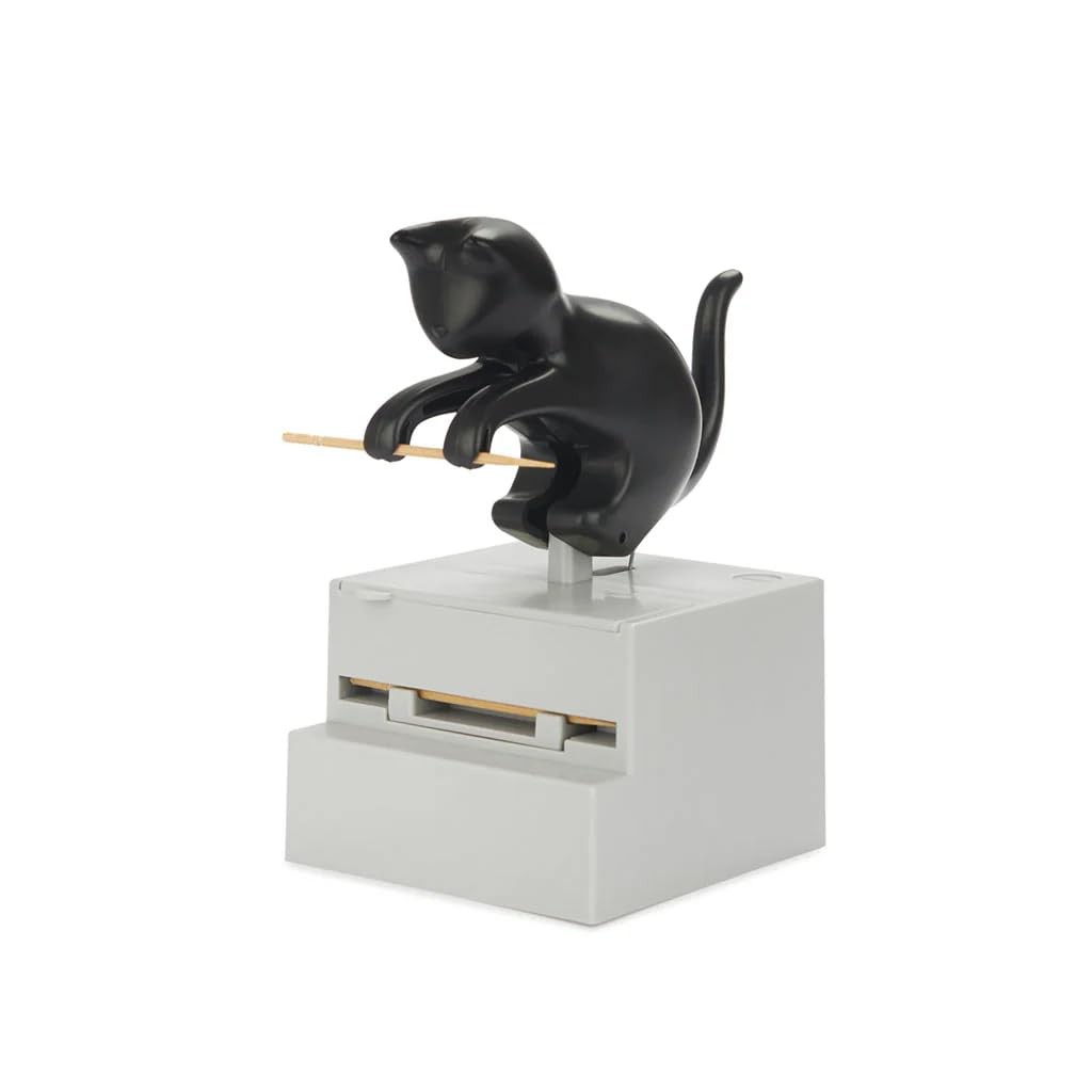 Balvi Frisky Cat Toothpick Holder Cute Kitchen & Dining Tabletop Accessory