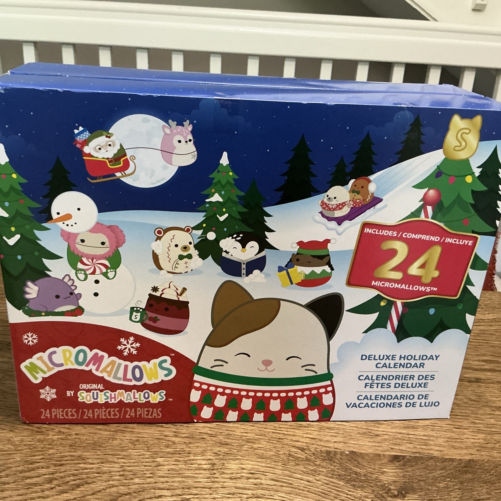 Squishmallows 2025 Micromallows Advent Calendar-24 Mini Figurines-NEW-FREE SHIP