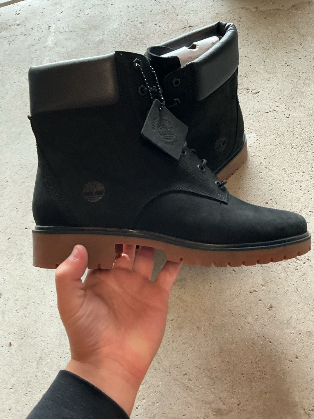 Timberland Jayne 6-Inch Boot New Size 10 Black Nubuck Leather Waterproof 8.5 Men Timberland Jayne 6-Inch Boot New Size 10 Black Nubuck Leather Waterproof 8.5 Men