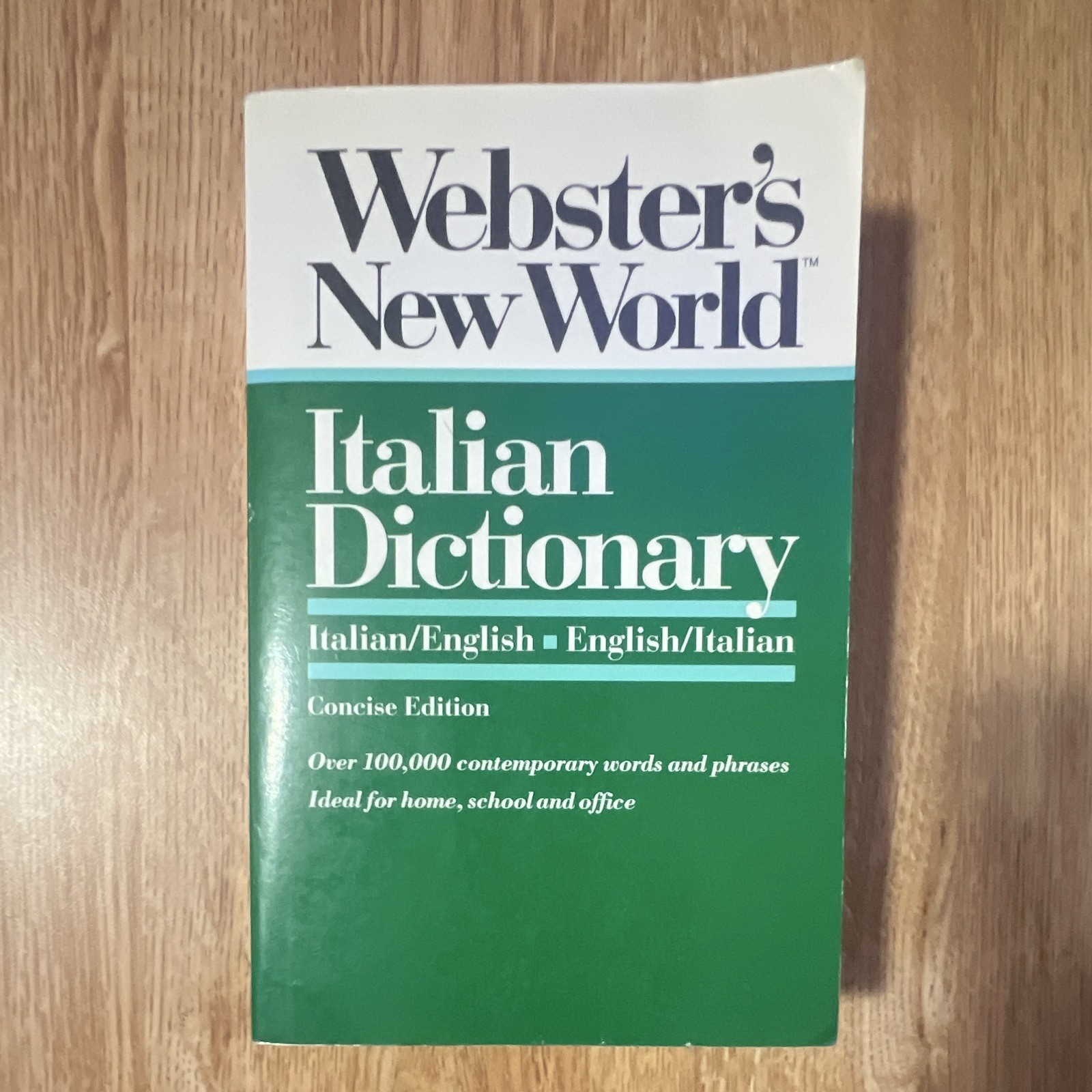 Webster\'s New World Italian Dictionary Concise Edition by Webster\'s New World Webster\'s New World Italian Dictionary Concise Edition by Webster\'s New World