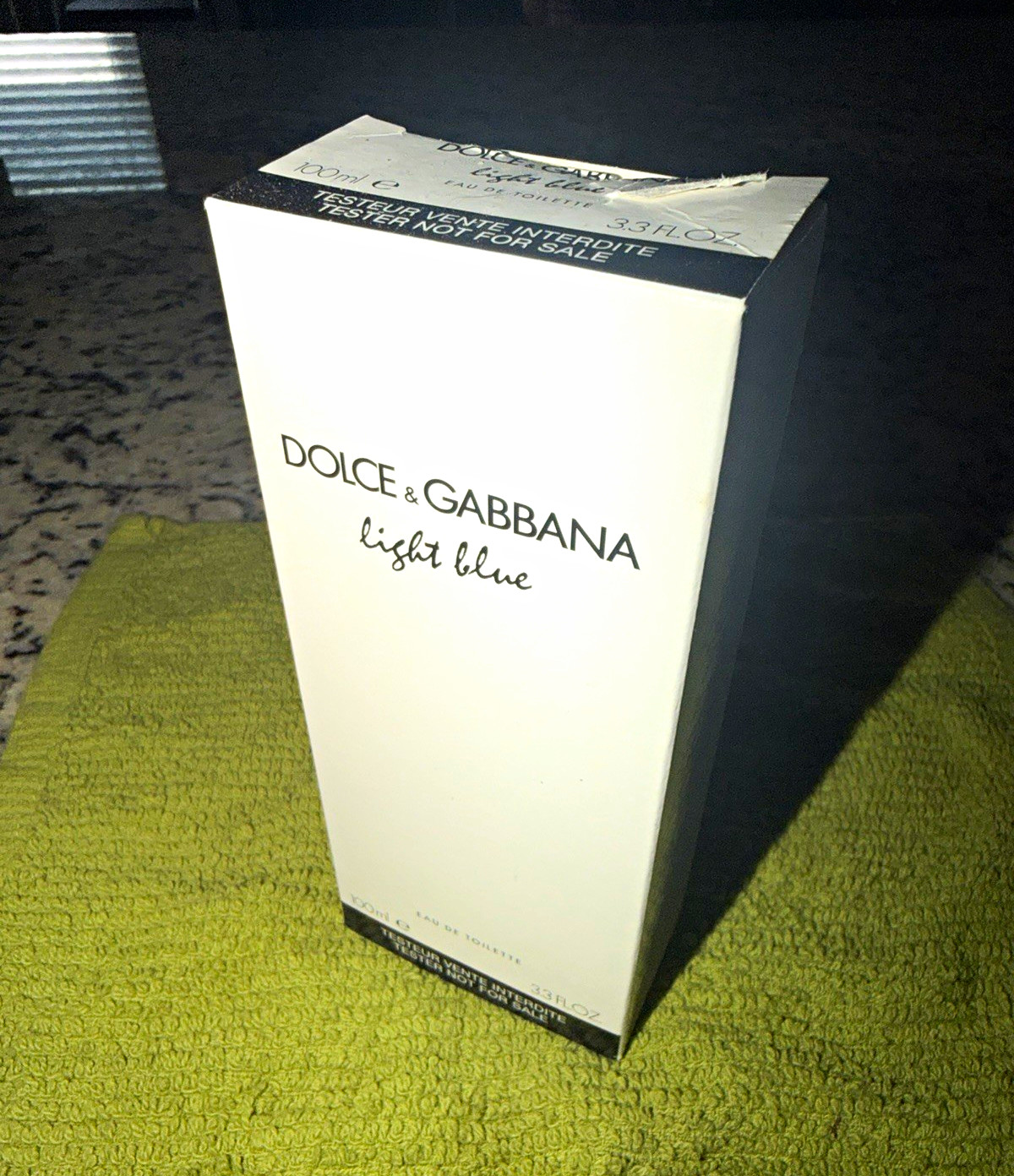 Dolce & Gabbana Light Blue Eau de Toilette Spray Tester 100 mL (3.3 fl oz)