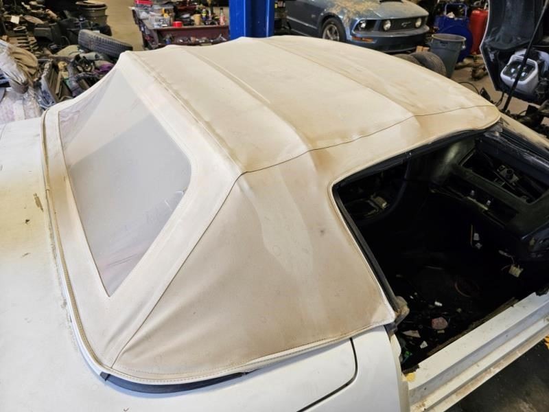 86-90 Corvette C4 USED Convertible Tan Soft Top Roof Assembly Shipped