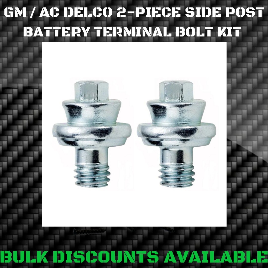 1967-2002 Firebird Trans Am Side Post Battery Terminal Bolt Kit GM AC Delco OEM