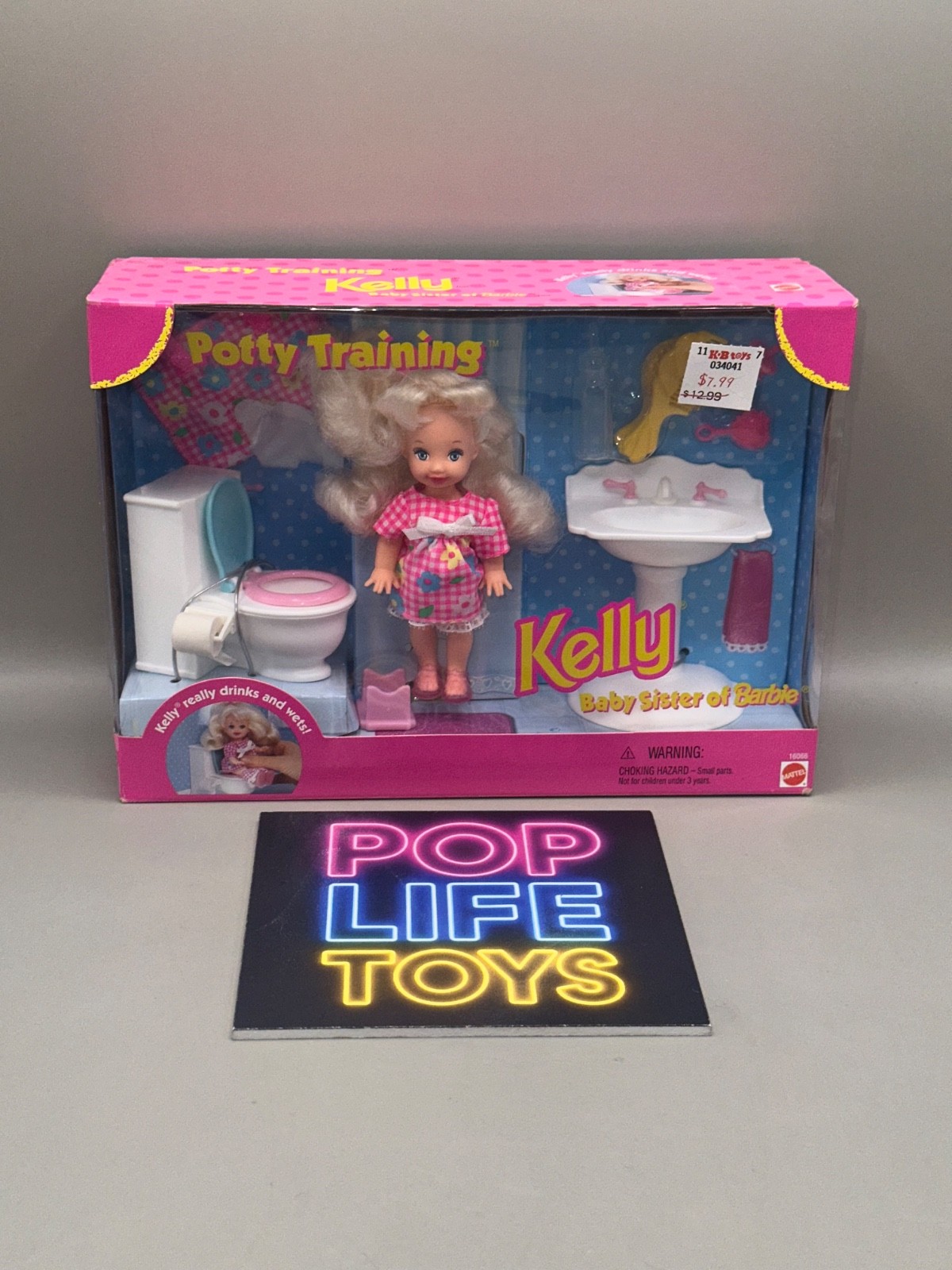 Vintage 1996 Mattel Barbie “Potty Training Kelly” #16066 *NRFB*