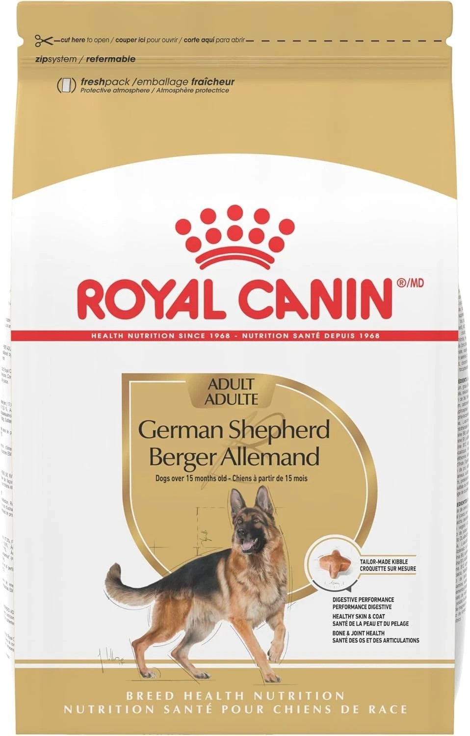 Royal Canin Breed Health Nutrition German Shepherd Adult Dry Dog Food 30 Lb