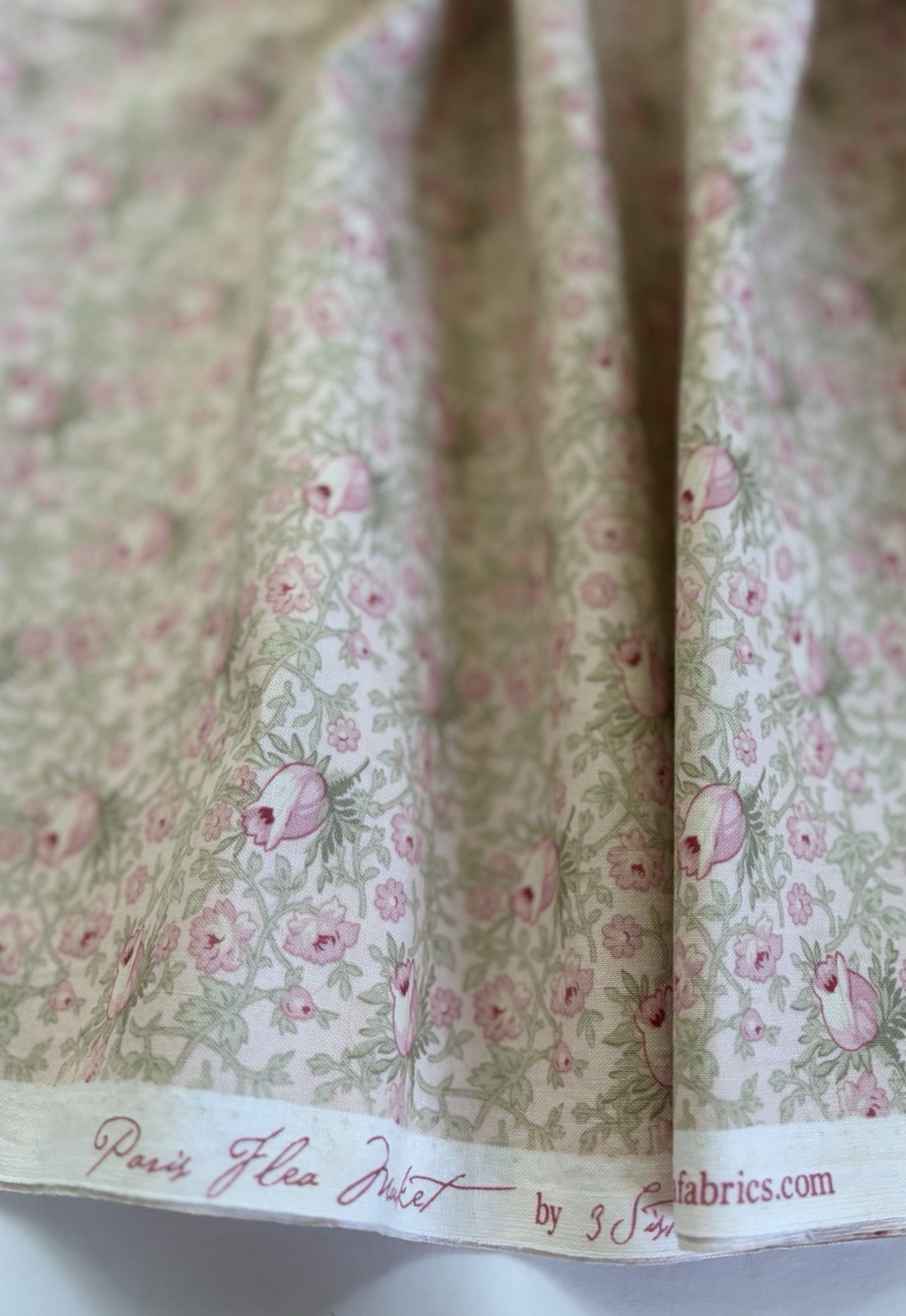 3 Sisters Paris Flea Market by Moda OOP, HTF, 2.5 Yards, Cotton Quilt Fab SBTHY