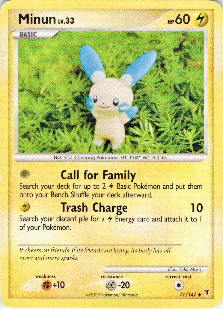 Minun 71/147 Uncommon Supreme Victors Pokemon Lightly Played