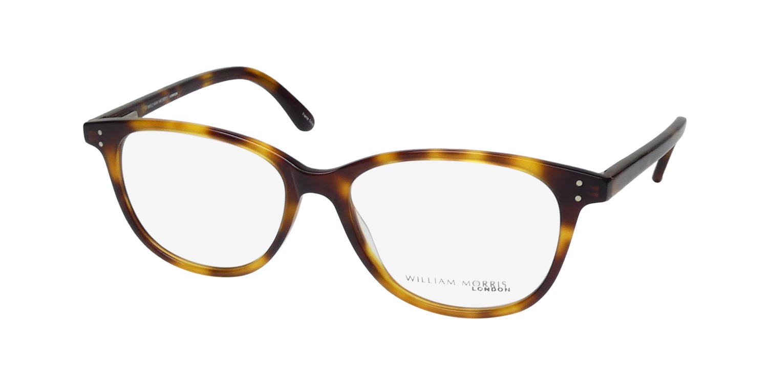 NEW WILLIAM MORRIS LONDON 50097 EYEGLASSES BROWN PLASTIC C1 WOMENS 49-15-135