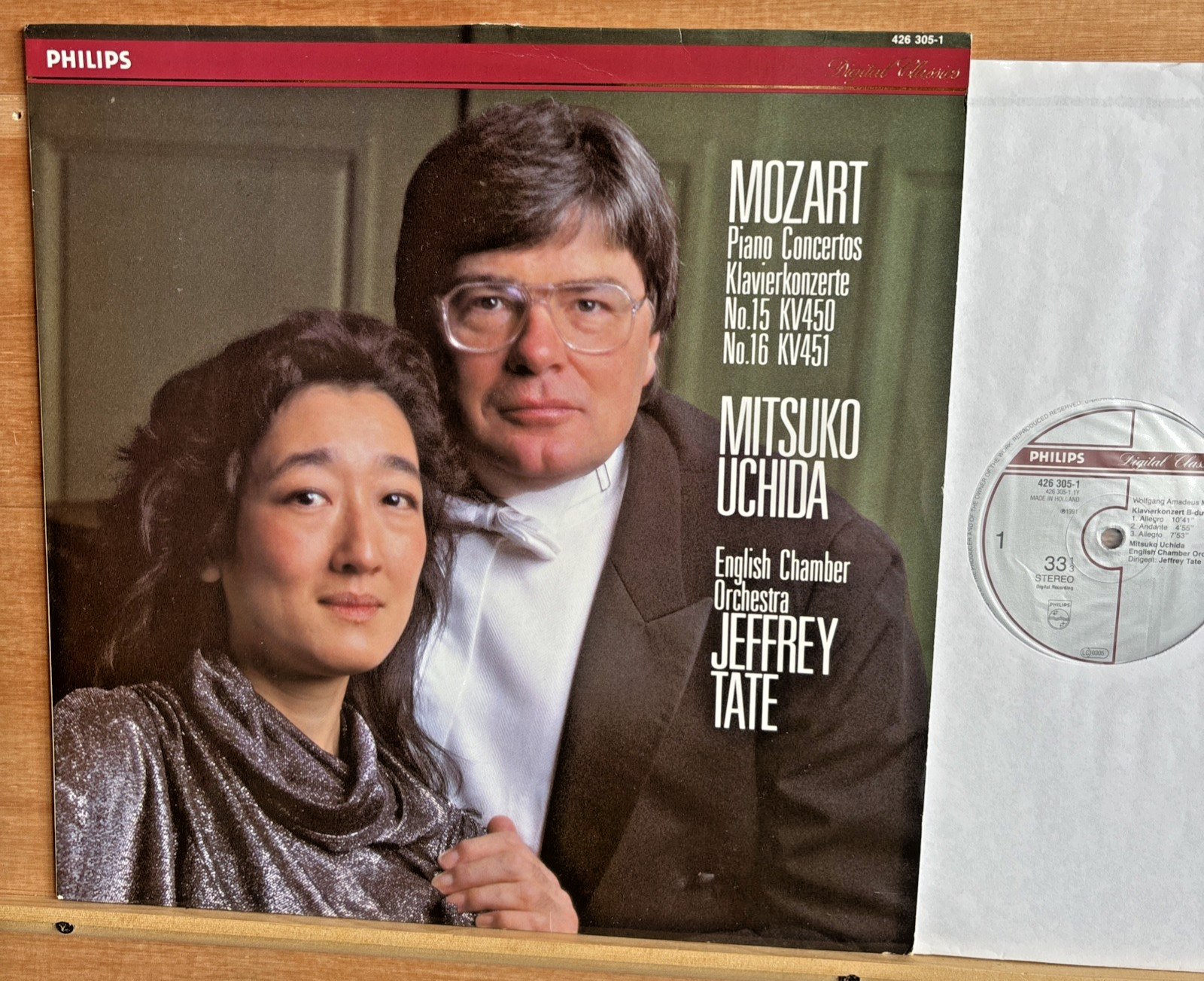 Philips Digital 426 305-1 Mozart Piano Concertos 15 & 16 Mitsuko Uchida Tate ECO
