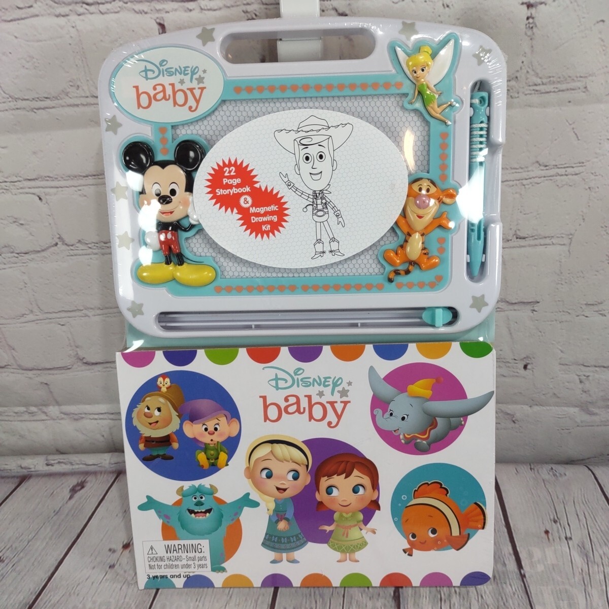 Phidal Disney Baby Activity Book w/ Magnetic Drawing Kit Learn Write Sketch -NEW Phidal Disney Baby Activity Book w/ Magnetic Drawing Kit Learn Write Sketch -NEW