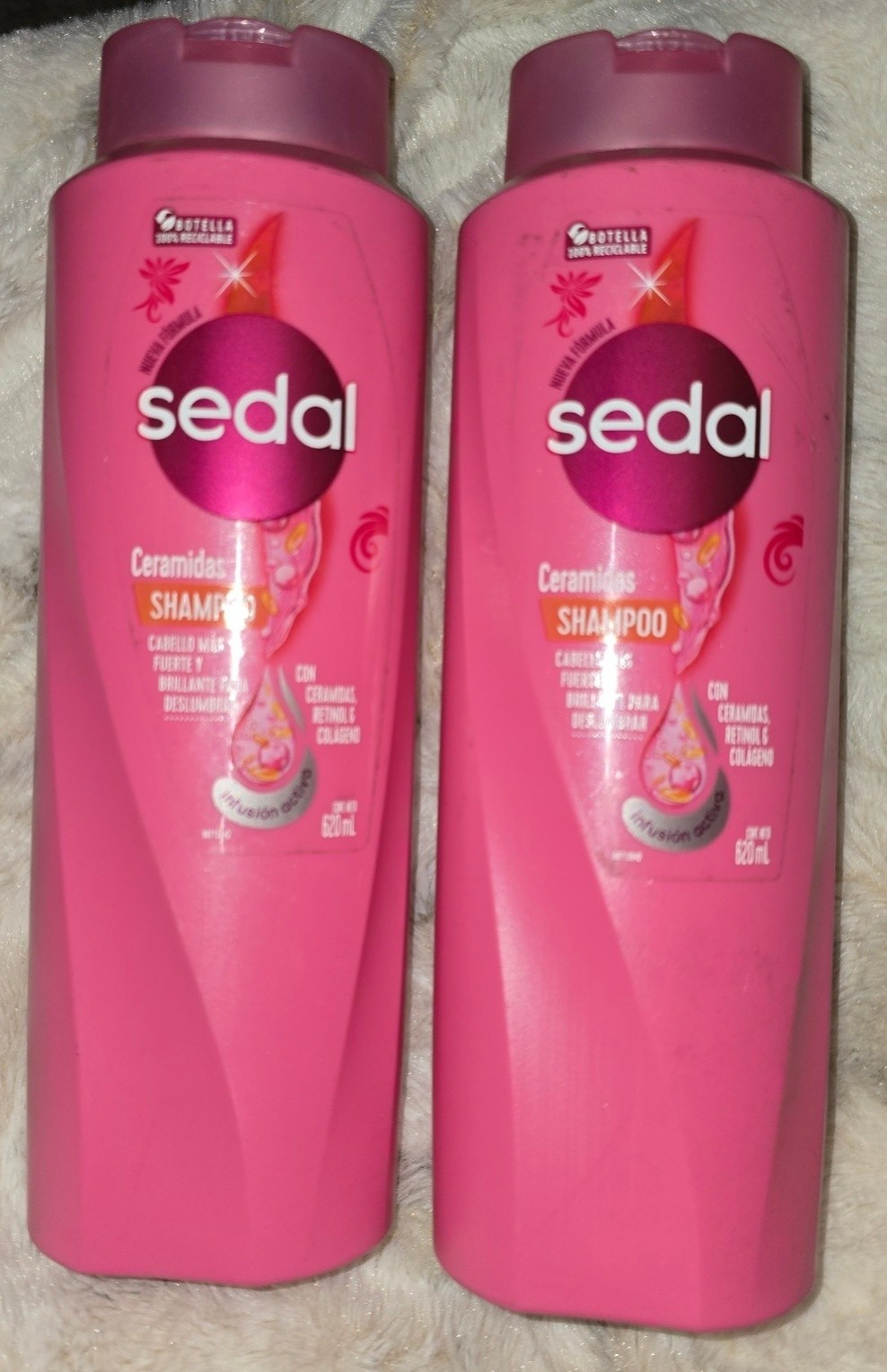 2 Pack Sedal Ceramides Shampoo Retinol Collagen 620 mL Ea