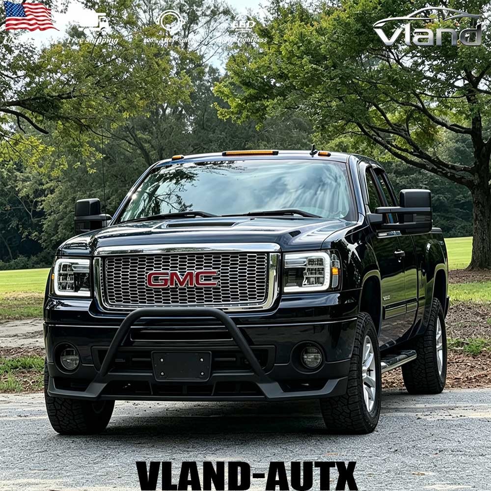 FULL LED Projector Headlight For 2007-2013 GMC Sierra W/Sequential &Animation X2 FULL LED Projector Headlight For 2007-2013 GMC Sierra W/Sequential &Animation X2