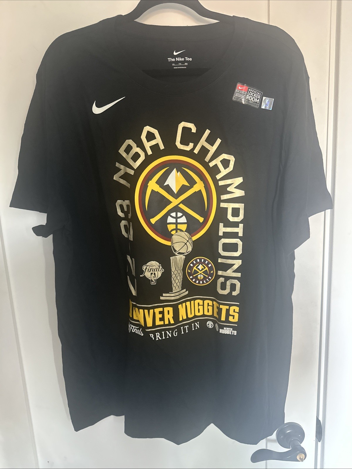 denver nuggets championship shirt Nike XXL NWT Nikola Jokic
