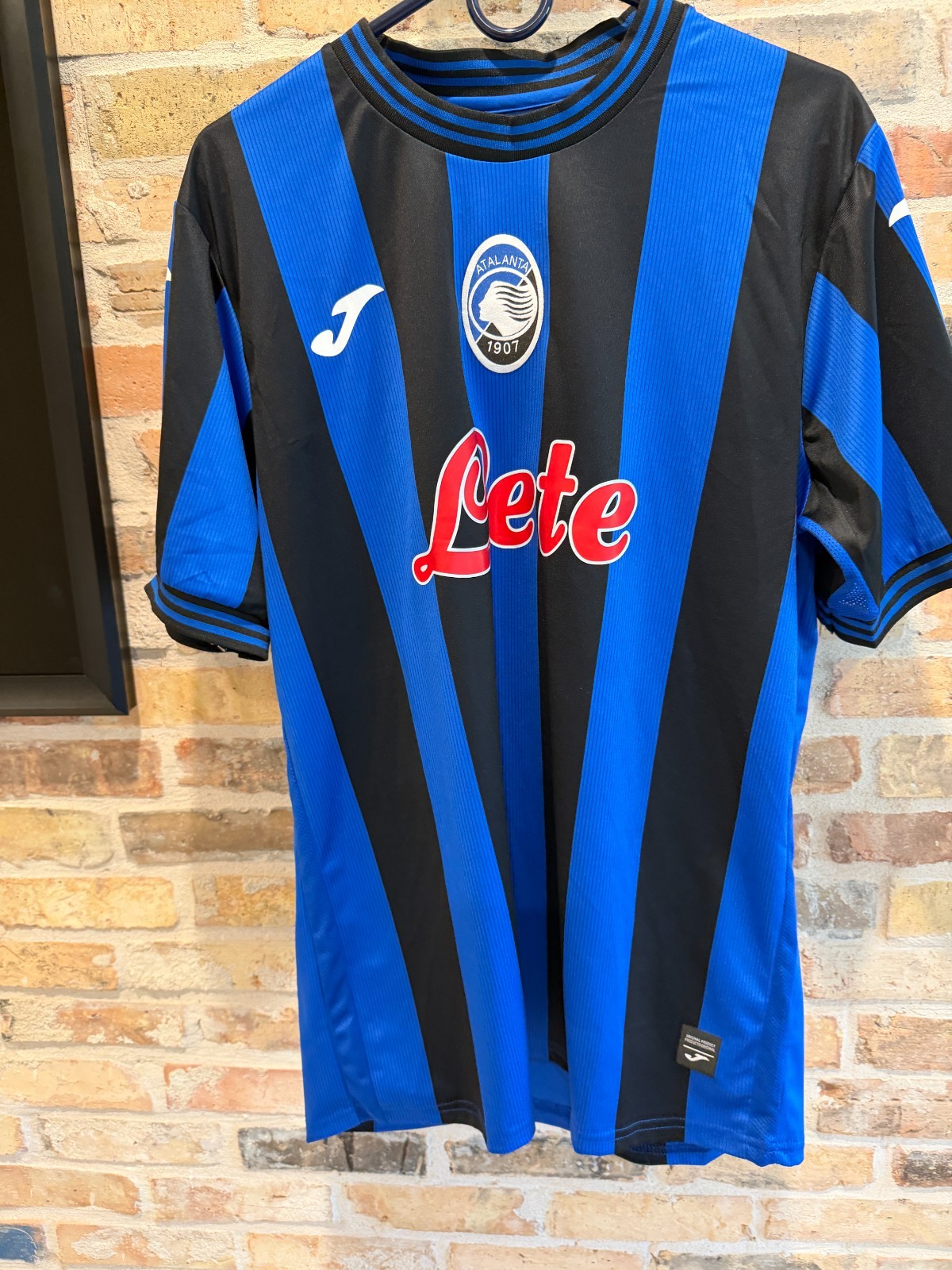 Atalanta 2024/25 Style Home Soccer Jersey XXL Blue Black Unofficial Replica