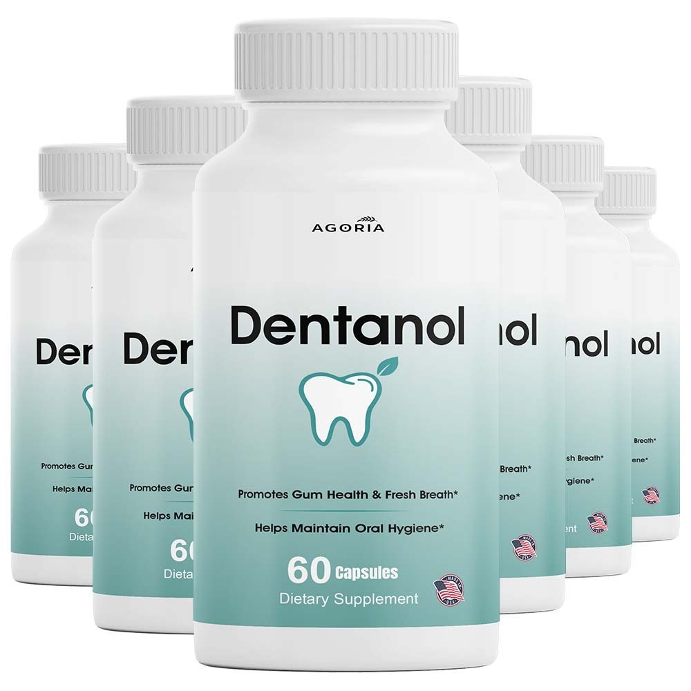 (6 Pack) Dentanol Oral Probiotic Support Capsules for Healthy Teeth & Gums