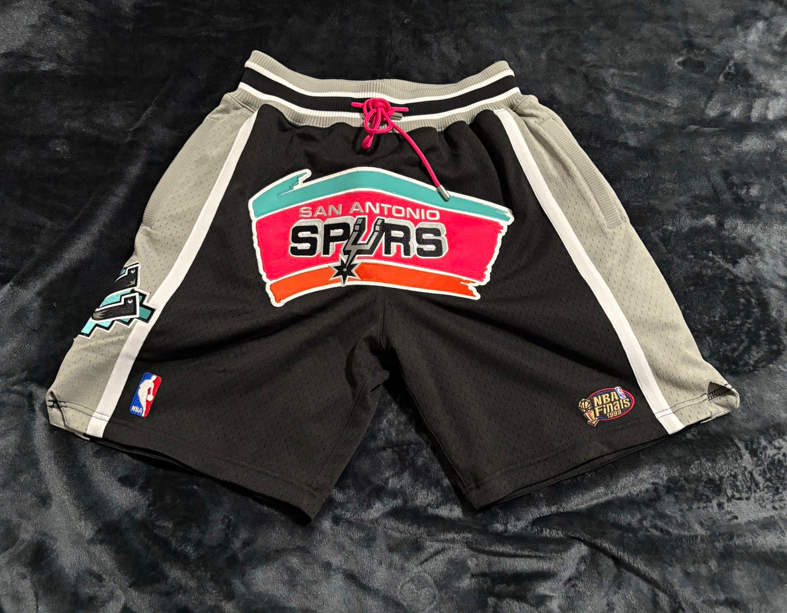 Just Don San Antonio Spurs NBA Hardwood Classics Mesh Basketball Shorts s Just Don San Antonio Spurs NBA Hardwood Classics Mesh Basketball Shorts s